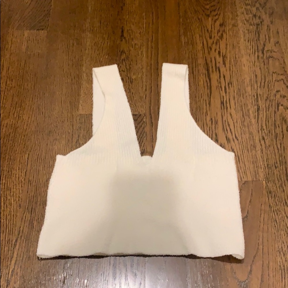 Cream tank top